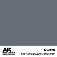 AK Real Colors RAF Dark Sea Grey BS381C/638 17 ml