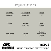 AK Real Colors RAF Light Aircraft Grey BS381C/627 17 ml