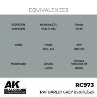 AK Real Colors RAF Barley Grey BS381C/626 17 ml