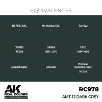 AK Real Colors AMT-12 Dark Grey 17 ml