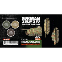AK Real Colors German Army AFV Colors 1943-1945 SET