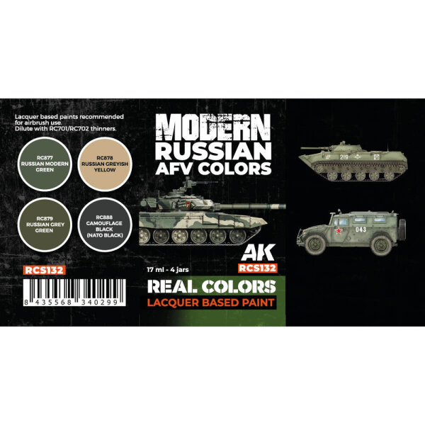 AK Real Colors Modern Russian AFV Colors SET