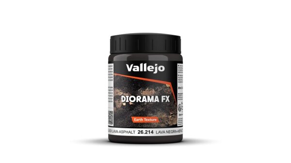 Vallejo Textur Black Lava-Asphalt