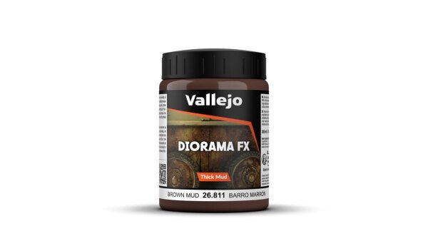 Vallejo Textur Brown Thick Mud