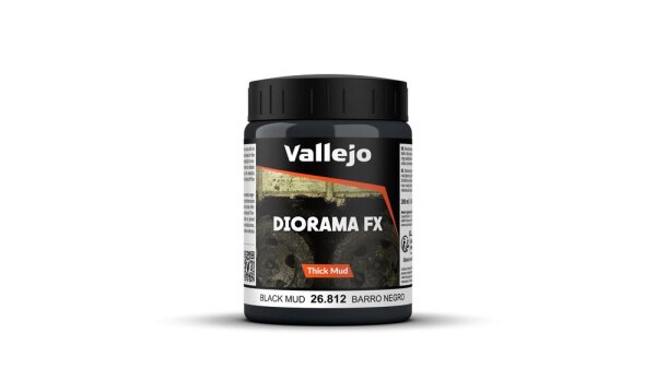 Vallejo Textur Black Thick Mud