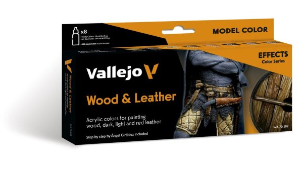 Vallejo Model Color: Wood & Leather Set