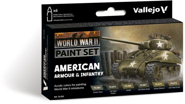 Vallejo Model Color: WWII American Armour & Infantry