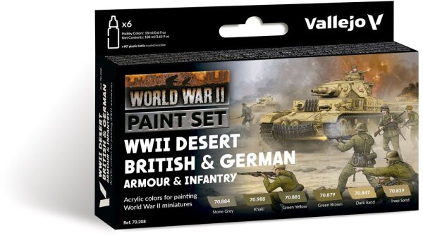 Vallejo Model Color: WWII Desert British & German Armour & Infantry