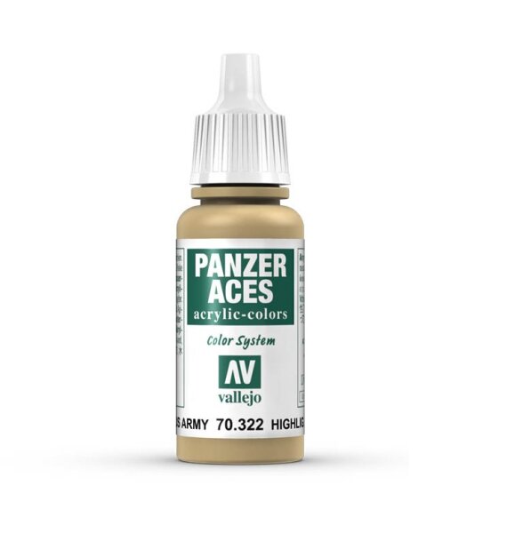Vallejo Panzer Aces 022 Highlight U.S. Tankcrew 17 ml