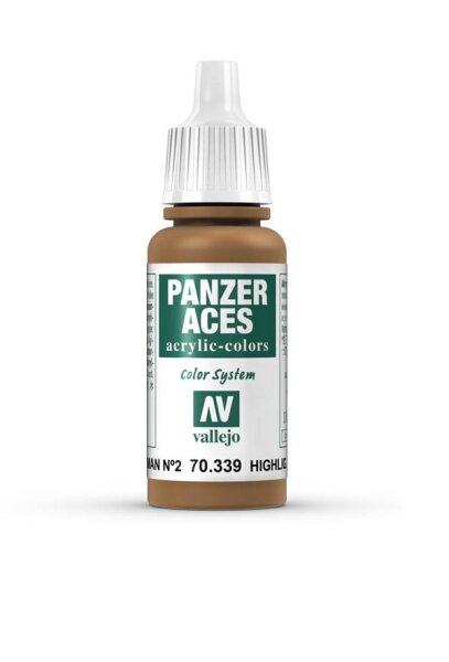 Vallejo Panzer Aces 039 Highlight German II (Feldgrau) 17 ml