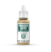 Vallejo Panzer Aces 040 Highlight Afrikakorps 17 ml