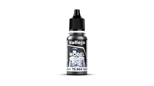 Vallejo Model Color Natural Steel 18 ml (197)