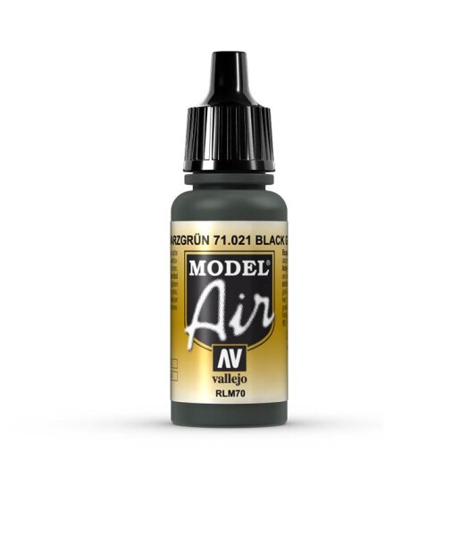 Vallejo Model Air 021 Black Green RLM70