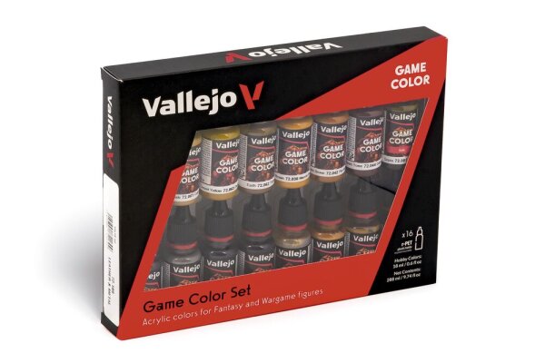 Vallejo Game Color Set - Leather & Metal