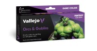 Vallejo Game Color Set - Orcs & Goblins