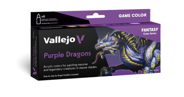 Vallejo Game Color Set - Purple Dragons