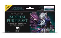 Vallejo Model Color Set: Fantasy-Pro Imperial Purple