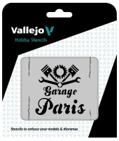 Vallejo Vintage Garage Sign Stencil