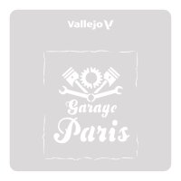Vallejo Vintage Garage Sign Stencil