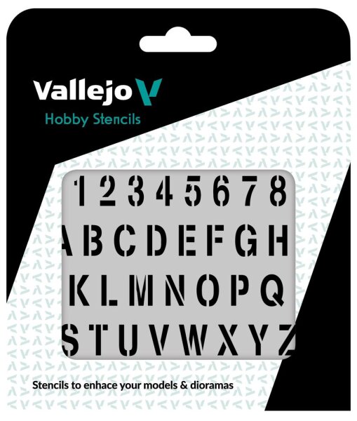 Vallejo Stamp Font Stencil
