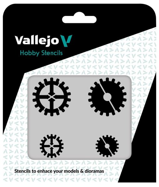 Vallejo Gear Markings Stencil