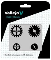 Vallejo Gear Markings Stencil