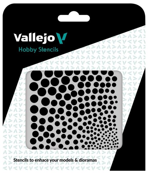 Vallejo Circle Textures Stencil