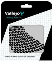 Vallejo Distorted Honeycomb Stencil