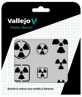 Vallejo Radioactivity Signs Stencil