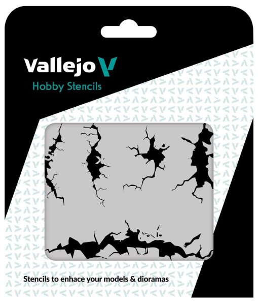 Vallejo Cracked Wall Stencil