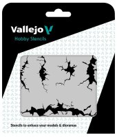 Vallejo Cracked Wall Stencil