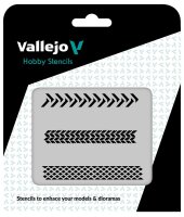 Vallejo Tyre Markings Stencil