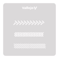 Vallejo Tyre Markings Stencil