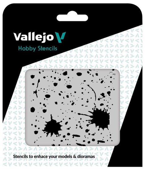 Vallejo Splash & Stains Stencil