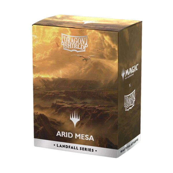 Dragon Shield X Magic: The Gathering - Arid Mesa - Matte Dual sleeves Landfall Series