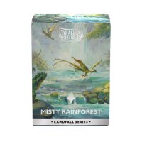 Dragon Shield X Magic: The Gathering - Misty Rainforest - Matte Dual sleeves Landfall Series