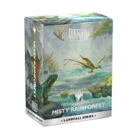 Dragon Shield X Magic: The Gathering - Misty Rainforest - Matte Dual sleeves Landfall Series