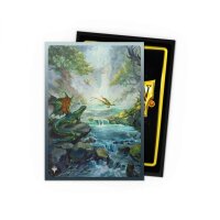 Dragon Shield X Magic: The Gathering - Misty Rainforest - Matte Dual sleeves Landfall Series