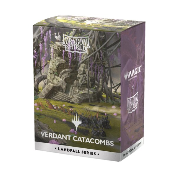 Dragon Shield X Magic: The Gathering - Verdant Catacomb - Matte Dual sleeves Landfall Series