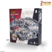 Dungeons & Lasers ROCKY CAVES: PRE-PAINTED