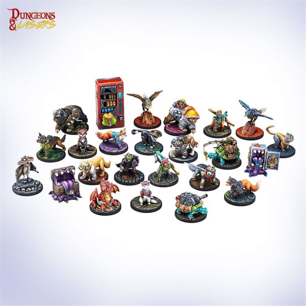 Dungeons & Lasers Miniatures: ANIMAL COMPANIONS
