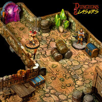 Dungeons & Lasers Dwarven Mine Half-Height Walls