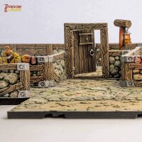 Dungeons & Lasers Dwarven Mine Half-Height Walls