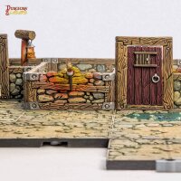 Dungeons & Lasers Dwarven Mine Half-Height Walls