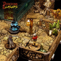 Dungeons & Lasers Dwarven Mine Half-Height Walls