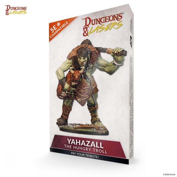 Dungeons & Lasers Miniatures: YAHAZZAL THE HUNGRY TROLL
