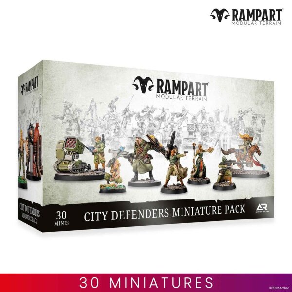 Rampart Modular Terrain: CITY DEFENDERS MINIATURE PACK