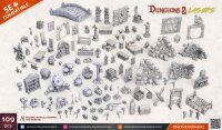 Dungeons & Lasers Expansion Set: FANTASY PROPS PACK