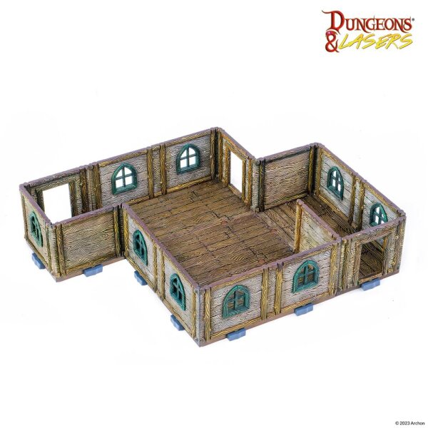 Dungeons & Lasers Expansion Set: WOODEN COTTAGE