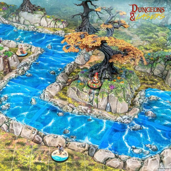 Dungeons & Lasers Expansion Set: MODULAR RIVER